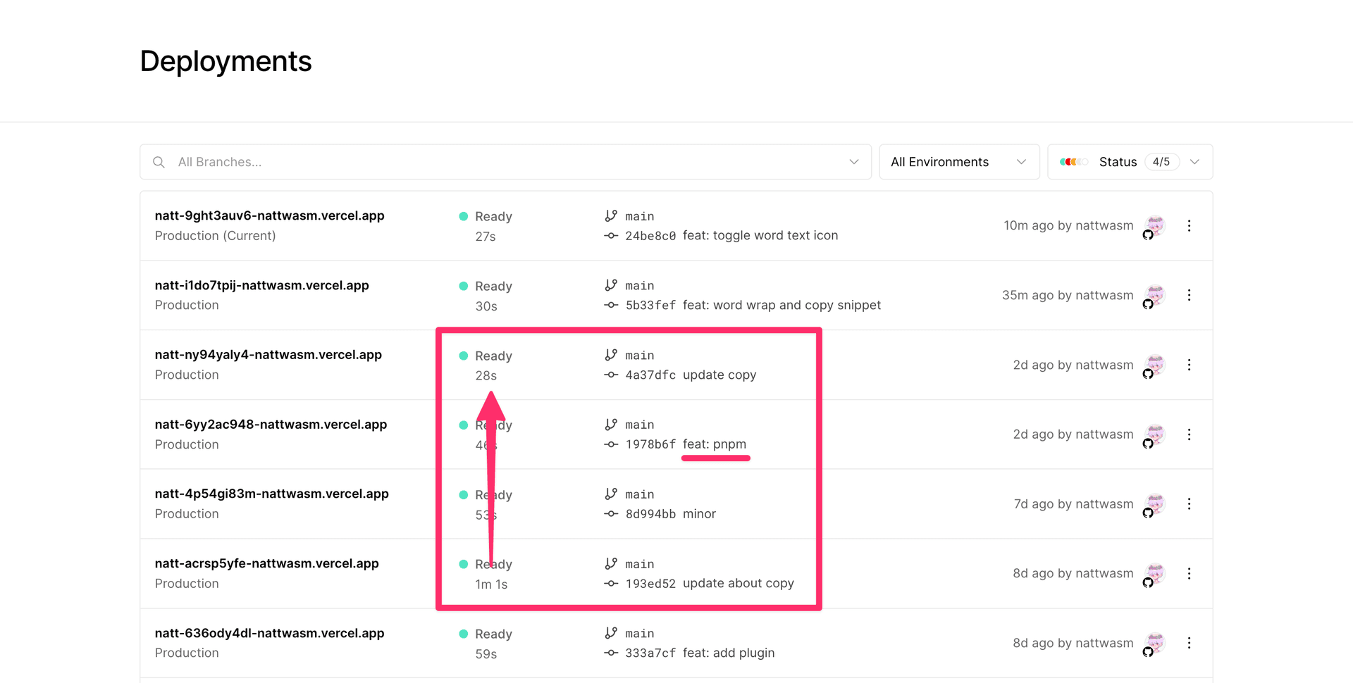 Slash Vercel deployment time in half with pnpm